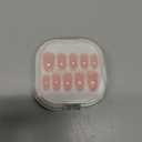 Celebritips Press On Nails - Salon U-ltimate | Clean Pink, Short Almond Nails, Reusable | 16 sizes - 32 Nails Kit with Glue and Sticky Tabs