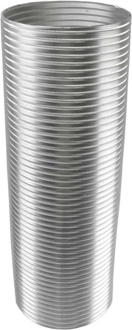 Awoco 8 Inches Diameter x 6 Feet Long Semi-Rigid Flexible Aluminum Duct - Ideal for Kitchen, Bathroom, Range Hood Venting (6 ft x 1 pcs)