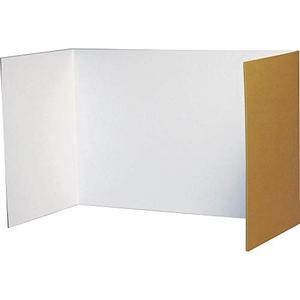 Pacon Corporation 3782 Privacy Board, 24"x16", 3/PK, White