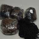 Tight Afro Kinky Bulk Human Hair for Dreadlock Extensions 100% Human Hair,5 Packs 10 Inch 150g,Natural Black #1B,Repair Extensions,Making Locs or Braids, with Needles and Hairpin