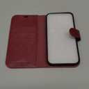 OCASE Compatible with iPhone 14 Wallet Case, PU Leather Flip Folio Case with Card Holders RFID Blocking Kickstand [Shockproof TPU Inner Shell] Phone Cover 6.1 Inch 2022 (Burgundy)