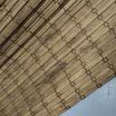 LazBlinds Cordless Bamboo Roman Shades, Privacy Blinds for Interior Windows, Room Darkening Roll Up Bamboo Blinds for Home & Patio, 35" W x 48" H, Highfield Teak