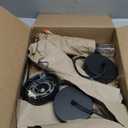 3 Pack Minimalist Kitchen Island Pendant Lights, Black Modern Linear Hanging Light Fixture, Bubble Acrylic, Adjustable 2700K/ 4500K/ 6500K, LED Ceiling Lamp for Dining Room, Bedside, Bathroom, Bar