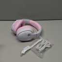 Gtheos 2.4GHz Wireless Gaming Headset for PS5, PS4 Fortnite & FPS Gamers, PC, Nintendo Switch, Bluetooth 5.3 Gaming Headphones with Noise Canceling Mic, Stereo Sound, 40+Hr Battery (Pink)