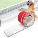 Dog Cat Scratching Windows Sill ProtectorRubber Anti Scracting from Dog Cats for Home Furniture Edge Protection Flexible Rubber L-Type 4x1.6inch Non Slip Cuttable(78.7" White)