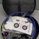 NEOCHIAEVO Auto Tightening Snow Chains Tire Chains, 1-Minute Quick Install, Universal Fit for Car/SUV/Pickup Truck, Multi-Weather Emergency Traction, Set of 2 - HKN100