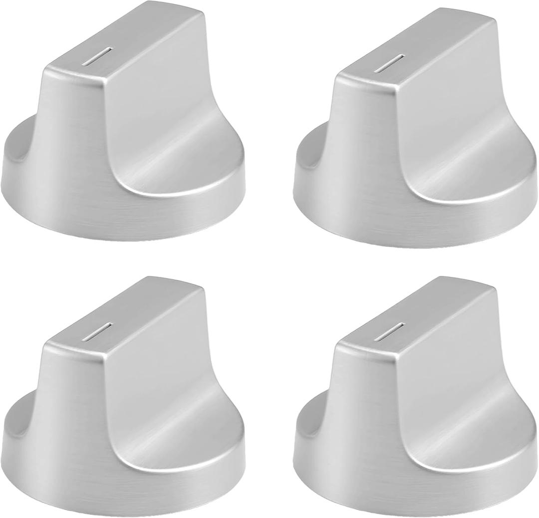 W11517331 W11117415 Stove Knobs Compatible with Whirlpool Gas Range Stove Knob WEC310S0LS1, WEE515S0LZ1, WEC310S0LS2, WEE745H0FS1, WEE745H0FS0, Replacement W108500274 Pack