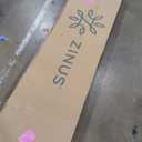 ZINUS Suzanne 44 Inch Bamboo and Metal Platform Bed Frame, Solid Steel Construction, No Box Spring Needed, Wood Slat Support, Easy Assembly, Chestnut Brown, King