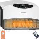 GiveBest Electric Wall Heater with WiFi and Remote Control, Floor or Wall Mounted Heater, Large Room Coverage, 3 Heating Modes, 1500W Fast Heating Space with Thermostat for Indoor Room Use, White