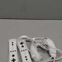 Motion Plus Wii Controllers 2Packs with Nunchucks, Wii Remote Controllers Compatible for wii and Wii U with Built in Motion Plus (2whites)