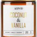 AOOVOO Coconut Vanilla Candles - 9 oz Scented Candles, Aromatherapy Candle, Soy Candle for Home Scented