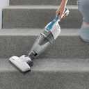 Eureka Corded Stick Vacuum Cleaner for Home Pet Hair, Lightweight Stick Vacuum Cleaner with Powerful Suction for Carpet Tile and Hard Floor, Aqua Blue, 3-in-1 Handheld Vac NES100