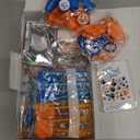 220PCS Blue and Orange Dog Paw Print Party Favors for Kids Theme Birthday Party Favors Decorations Supplies Goodie Bag Stuffer Pinata Filler Birthday Gifts