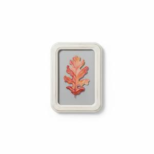 HH 11.8in Clear Wall Sign Leaf Red