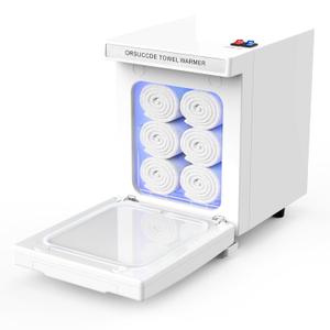 Hot Towel Warmer for Spa, Small Towel Warmer for Esthetician, Mini Towel Warmer for Facial Salon Beauty, Professional Towel Heater Towel Warmer Cabinet(5.5L-White)