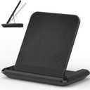 Foldable Wireless Charger Stand Compatible with Kindle Colorsoft Signature Edition & Paperwhite Signature Edition(2022 & 2024 Releases) and Samsung Phones, Wireless Charging Dock for Wireless Devices (Black)