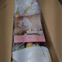 6.9FT White Artificial Cherry Blossom Tree Potted Decor