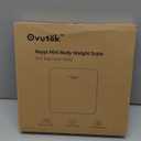 Ovutek Bathroom Scale for Body Weight, Highly Accurate Digital Weighing Machine for People, Upgraded Batteries Included, Compact Size, LED Display, Physician Scale with Sturdy Tempered Glass, 400lb (Black)