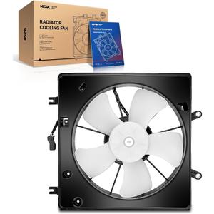 KAX Engine Radiator Cooling Fan, Compatible with 2004-2008 TL, Replace # 19030RDAA02, 620248, 19020P8FA01, 19015RDAA01, 19030RDAA01