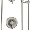 Moen Commercial Classic Posi Temp Shower System with Handheld for Bathroom, Valve Required, Brushed Nickel Finish, T8342EP15CBN