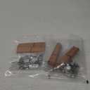 MAQIHAN 100 Wood Wicks for Candles Making - Smokeless Wooden Candle Wicks Crackling Candle Wax Wood Wick mechas para velas de cera Candle Making Wicks for Paraffin Candle Soy Wax Candlemaking(50 Sets)