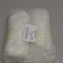 1000 Pcs Disposable Cat Food Bowls Liners Pet Feeding Bowls Paper Liner for Small Dog Cat Plate Feedings Dish Wet Food Feeding Station (White)