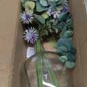 Hollyone Navy Blue Hydrangea Artificial Flowers in Pots 19.7" Four-Head Faux Silk Hydranges Flower Arrangements for Indoor Home Office Kitchen Table Centerpieces Wedding Decorations