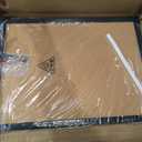 Cork Board Bulletin Board 24“ x 18”, Black Wood Framed Corkboard, Office Board for Wall Cork, Large Wall Mounted Notice Pin Board with 16 Push Pins for School, Home & Office