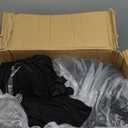 Outpain 12 Pack Black 72in/6FT Round Spandex Tablecloth,132inch Stretchy Fitted Black Table Cloths,Wrinkle Free Round Table Cloths with Skirt for Wedding Vendor Graduation Banquet