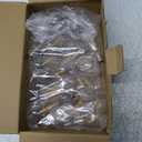 ST38 LED Solar Replacement Bulbs,1W Equal to 5W,DC 3V Plastic E12 Screw Base Shatterproof & Waterproof Globe Bulbs Light for Outdoor String Lights,Patio Cafe Bistro Decor, 2700K Warm White, 25 Pack