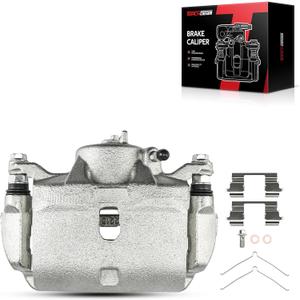Torchbeam Front Brake Caliper Left for Honda Civic 2013-2021, Honda Accord 2003-2017, Acura ILX 2013-2015, Honda CR-Z 2016, Honda Fit 2013-2014, Front Left Caliper with Bracket Replace # 19B2660
