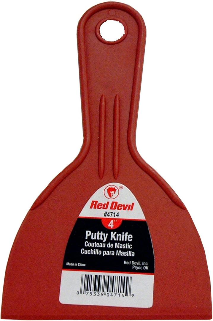 Red Devil 4714 4" Plastic Putty Knife