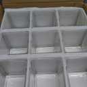 CONNOO 9 Pack Square Glass Vase 4" x 4" x 4", Clear Bulk Flower Vases for Centerpieces, Square Glass Cube Vase Floating Candle Holders for Wedding Party Home Decor