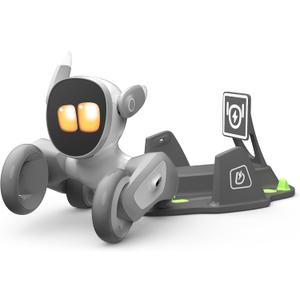 Loona Robot Pet Dog ChatGPT-4o Smart AI-Powered Companion Voice & Gesture Control, Real-Time Interaction Robotics Toys for Kids, Home Monitoring - Includes Charging Dock