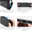 Dockable Case for Nintendo Switch 2 (2025), FANPL Protective Grip Cover for Switch 2 and JoyCon Controller - STYL Mecha