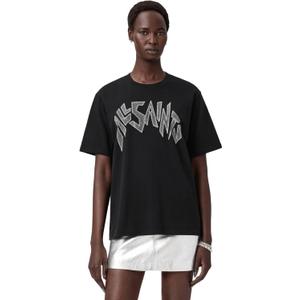 AllSaints Women's Zinc Bf Tee (Black) XS