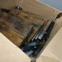 TUTOTAK Narrow Side Table with Charging Station, Small End Table with USB Ports and Outlets, Skinny Sofa Table, Slim Nightstand, Living Room, Bed Room, Brown TB01BB0802