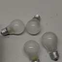 Hoimuv 75 Watt Incandescent Light Bulbs, A19 75 WATT Incandescent Bulb Shatter Resistant Rough Service Light Bulb 75 WATTS A19 Shape 4PACK