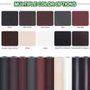 Leather Repair Patch 17X79 inch Large Self-Adhesive Leather Repair Tape, Reupholster Leather Patches for Furniture Couch Chairs Car Seat (Dark Brown, 17x79 inch)