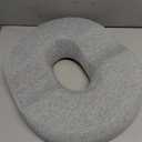 5 STARS UNITED Donut Pillow Hemorrhoid Tailbone Cushion Large Floor Cushion for Pain Relief Coccyx, Prostate, Sciatica, Pelvic Floor, Pressure Sores, Pregnancy, Postpartum Recovery, Gray
