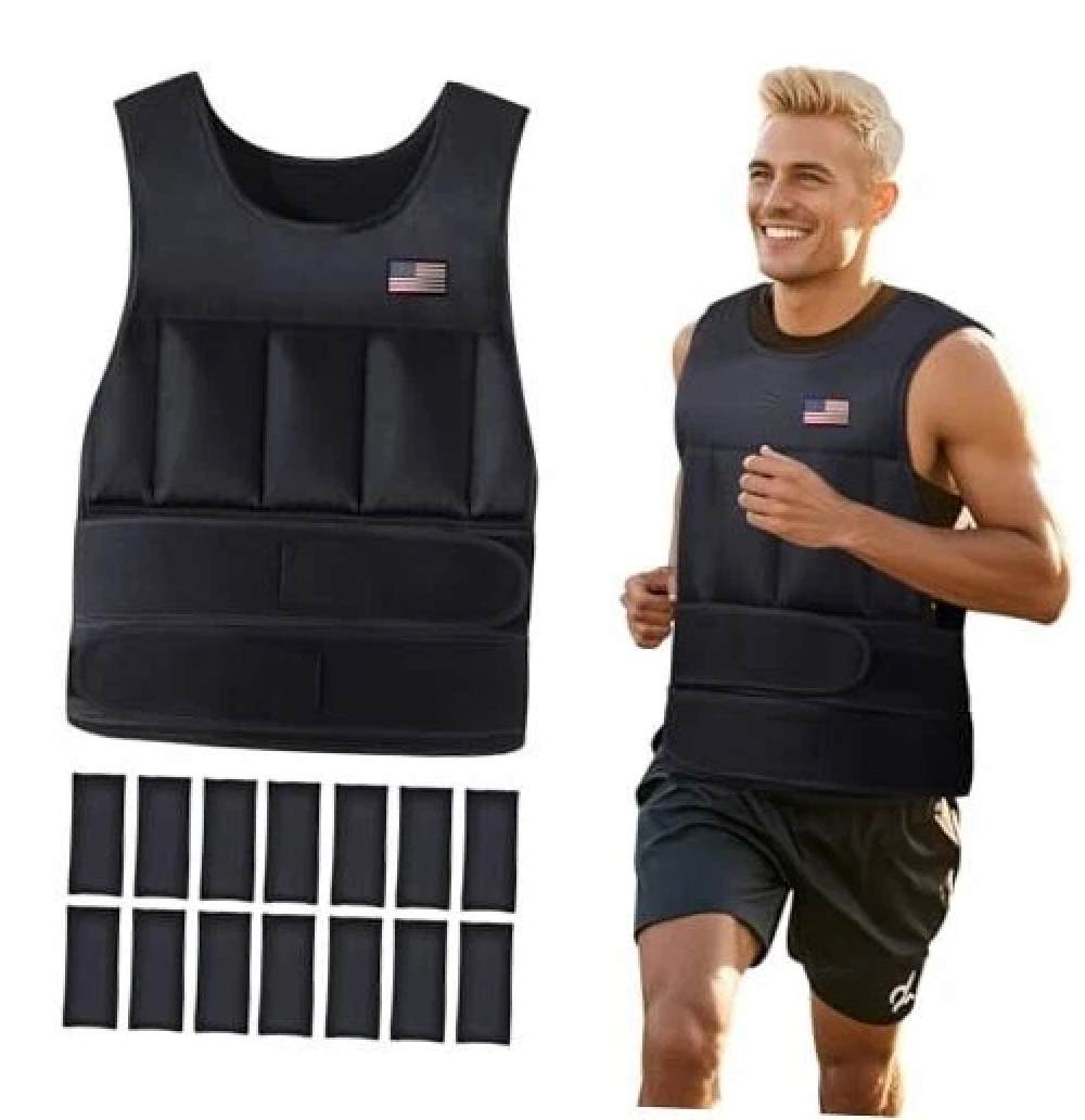 Adjustable Weighted Vest for Men Women,2-30 Lbs Adjustable Weighted Vest with Straps Womens Running Weight Vest for Walking Strength Training Fitness
