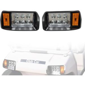 Golf Cart LED Headlight For Club Car Headlights for DS 1993-up Models 12 Volt Club Car DS LED Light Kit OEM 101988001 101988002