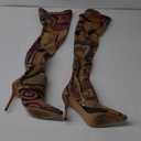 vivianly Womens Thigh High Boots Denim Pointy Toe Over The Knee Boots Stiletto Heel Long Boots (8)