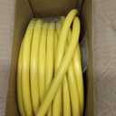 POWGRN 50 ft 12/3 Outdoor Extension Cord Waterproof Heavy Duty with Lighted Indicator End 12 Gauge 3 Prong, Flexible Cold-Resistant Long Power Cord Outside, 15Amp 1875W SJTW Yellow ETL Listed