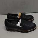 Vionic Cheryl II Womens Slip On Loafer Moc Casual Sho Black Nappa - 6 Wide