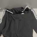 adidas mens Essentials Fleece 3-stripes Full-zip Hoodie Black Large