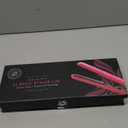Evalectric Classic Styler Hair Straightener - 1.25" Ceramic Flat Iron with Floating Plates - Dual Voltage Hair Straightener - Negative Ion Technology - Travel Friendly - Pink
