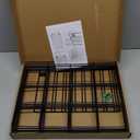 Premium Iron Art Drying Rack with 8 Removable Shelves for Classroom - 16.1 x 11.9 x 13.8 Inches - Art Storage Organizer and Painting Drying Shelf (Wall-Mounted)