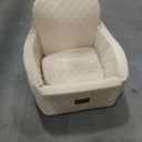 Lealchum Dog Booster Car Seat,Ultra Soft Fabric & Filling Memory Foam,Elevated Cushion,3 Straps & Safety Belt Channel,Anti-Slip Base,Fully Detachable and Washable(Beige,Medium)