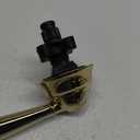 Korky 6021AM StrongARM Metal Tank Lever, Universal to Fit Front Angled Side Left and Right Mount Toilets, Polished Gold, Faucet Style